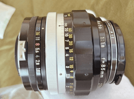 Nikon：NIKKOR-H Auto 85mm F1.8／Nikon：F フォトミック シルバー ボディ＋NIKKOR-S Auto 50mm F1.4など8点