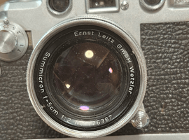 LEICA：IIIf レッドシンクロ＋SUMMICRON 50mm F2 ズミクロン 沈胴 Lマウント L39など4点