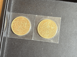 天皇陛下御在位拾万円記念硬貨／龍50銭／など