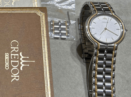 SEIKO / クレドール SS/18KTベゼル / 9581-6030 / 状態ランク:Bなど2点