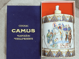 ブランデー：CAMUS（ナポレオン ヴィエイユリザーブ ドラム型）／ブランデー：CAMUS（ナポレオン ブック 青）など27点