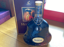 ブランデー：Hennessy（XO 金キャップ クリアボトル）など4点