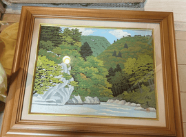日本画:東山魁夷/画賛:渡邉登など3点