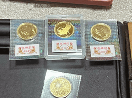 5万円金貨など古銭類