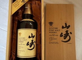 ウイスキー/Suntory:山崎 12年 ピュアモルト 金花(状態ランク:A)など14点