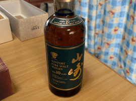 ウイスキー／Suntory：山崎 10年 ピュアモルト グリーンラベル（状態ランク：B）など7点