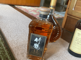 ウイスキー：NIKKA（竹鶴 12年 ピュアモルト 角瓶）など2点