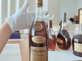 ブランデー：Hennessy（VSOP ゴールドラベル スリムボトル グリーンボトル）／ブランデー：REMY MARTIN（セントー XVSOP）など3点