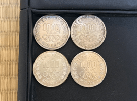 1000円銀貨など3点