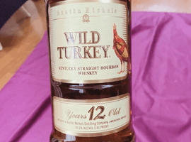 ウイスキー：WILD TURKEY（12年 旧旧ボトル）／ブランデー：MARTELL（ナポレオン スペシャルリザーブ）など8点