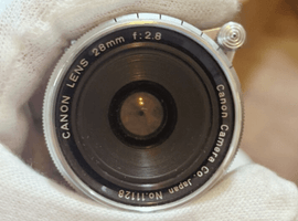 Canon：28mm F2.8 Lマウント L39／Canon：7 + 50mm F0.95 ドリームなど2点