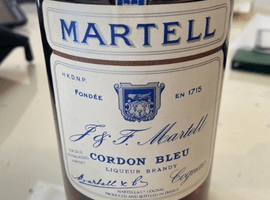 ブランデー：MARTELL（コルドンブルー 旧ボトル 白ラベル グリーンボトル）／ブランデー：Hennessy（パラディ 旧グリーンボトル）など2点