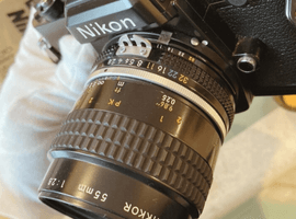Nikon：FE+Ai-S Micro-NIKKOR 55mm F2.8／Nikon：Ai NIKKOR 55mm F1.2など4点