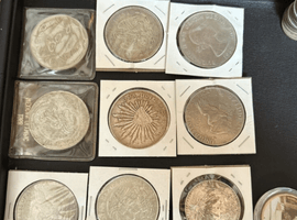 古銭一式／外国コイン／旧日本銀貨／など