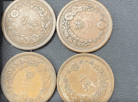 日本金貨／二銭銅貨／古銭一式／など