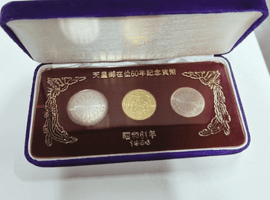 天皇御在位60周年記念貨幣セット／united kingdom proof coin collection 1984／など