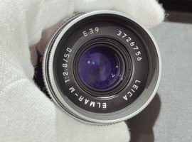LEICA：ELMAR-M 50mm F2.8 エルマー 沈胴 シルバー E39など7点