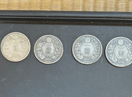 旧日本銀貨　一圓銀貨／ラグビーワールドカップ2019日本大会記念千円銀貨／など