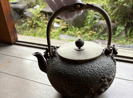 茶道具／鉄瓶：家戌日本琵琶湖在東など4点