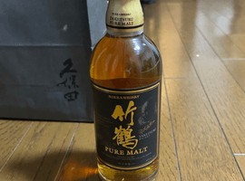 ウイスキー／NIKKA：竹鶴 ピュアモルト ブラックラベル（状態ランク：B）など3点