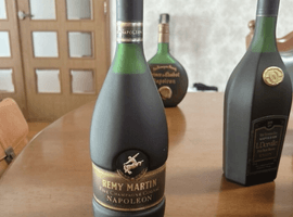 ブランデー：REMY MARTIN（ナポレオン ファインシャンパーニュ）／ウイスキー：Glenfiddich（ピュアモルト）など7点
