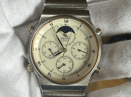SEIKO / ムーンフェイズ クロノグラフ 7A48-7000 / 7A48-7000 / 状態ランク：BCなど9点