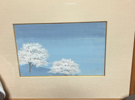 油絵：堀文子／日本画：平松礼二など3点