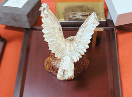 光則の置物など2点