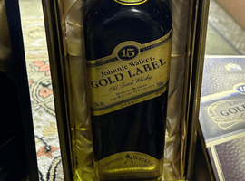 ウイスキー/Johnnie Walker:ゴールドラベル 15年(状態ランク:C)など8点