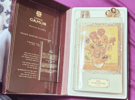 ブランデー：CAMUS（スペシャルリザーブ ブック ゴッホ ひまわり ブック型陶器）／ブランデー：CAMUS（XO ロングネック）など17点