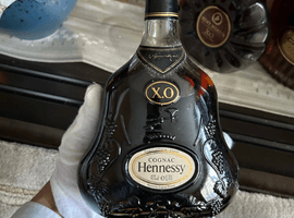 Hennessy：XO 金キャップ グリーンボトルなど3点