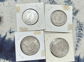 竜50銭銀貨など5点