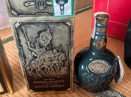 ウイスキー/CHIVAS BROTHERS:ロイヤルサルート 21年 緑(状態ランク:B)など7点