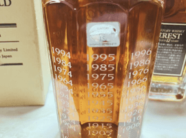 ウイスキー：Suntory（ミレニアム 15年 2000）／ウイスキー：Suntory（クレスト 12年 向獅子）など4点