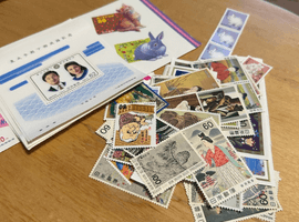 皇太子殿下御成婚記念／1979年国際文通週間（円山応挙画「深山大沢図」）など