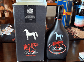 ウイスキー／WHITE HORSE：12年 デラックス（状態ランク：D）など8点