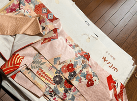 振袖／浴衣／紬など3点