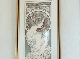 ミュシャの絵画など3点