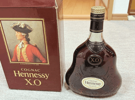 Hennessy：XO 金キャップ グリーンボトルなど3点
