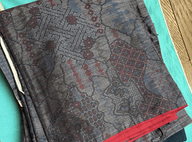 紬/アンサンブル(上下セット)/袋帯など18点