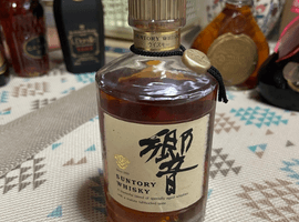 ウイスキー/Suntory:響 金花 金キャップ 裏ゴールドラベル 旧(状態ランク:D)など7点