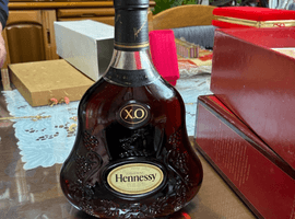 ブランデー／Hennessy：XO 黒キャップ クリアボトル（状態ランク：B）など3点