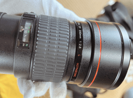 Canon：EF 200mm F2.8L USMなど4点