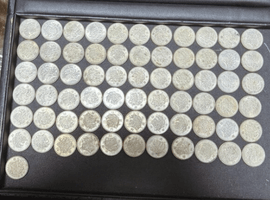 稲穂100円硬貨／旭日50銭／など
