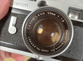 Canon：P + 50mm F1.8 Lマウント L39など3点