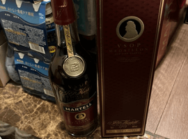 ブランデー：MARTELL（VSOP メダイヨン クリアボトル 赤）／ブランデー：MARTELL（VSOP メダイヨン 金ラベル スペシャルリザーブ）など5点
