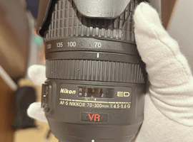 Nikon：AF-S NIKKOR 70-300mm F4.5-5.6G ED VRなど5点