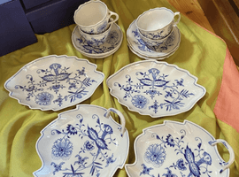 マイセン：ブルーオニオンなど3点