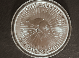 2024年 オーストラリア カンガルー銀貨 1オンスなど18点