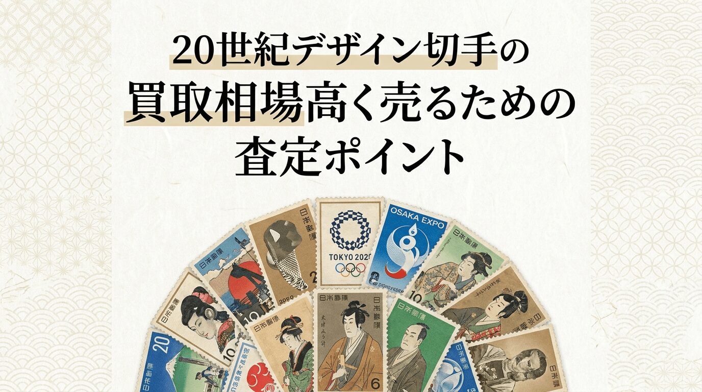 20世紀デザイン切手の買取相場は？プレミア価値が付く条件や売却方法を解説